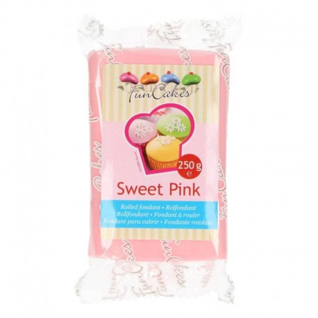 Pâte à sucre Rose FunCakes - 250 gr