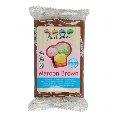 Pâte à sucre Marron FunCakes - 250 gr