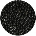 Perles en Sucre Noir Brillant 7 mm