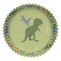 Caissettes à Cupcakes Dinosaures x48