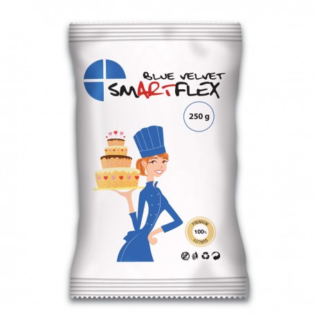 Pâte à sucre Smartflex Bleue 250gr Pâte à sucre Smartflex Bleue 250gr