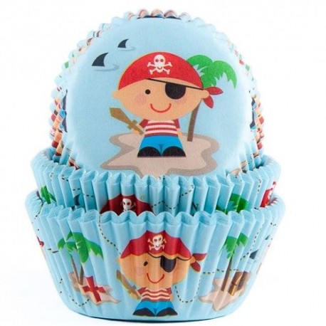 Caissettes Cupcakes Pirates x50
