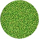Perles en Sucre Métalliques Vertes