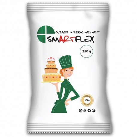 Pâte à sucre Smartflex Vert Foncé 250gr Pâte à sucre Smartflex Vert Foncé 250gr