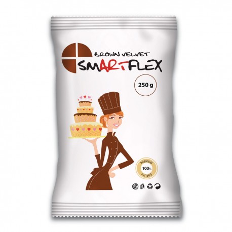 Pâte à sucre Smartflex Marron 250gr Pâte à sucre Smartflex Marron 250gr