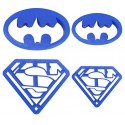 Découpoirs Super Héros x4