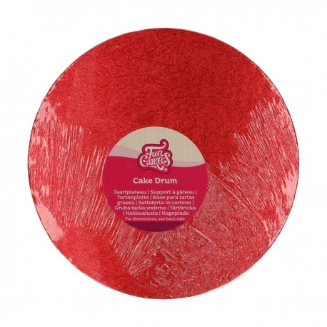 Cake Drum Rouge Ø25cm