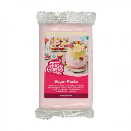 Pâte à sucre Rose Pastel 250 gr