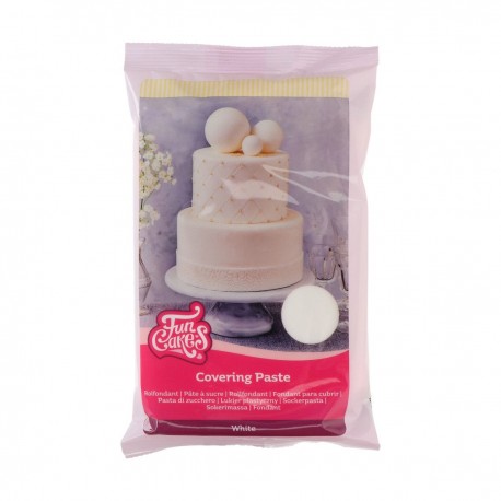 Pâte à sucre de couverture blanche 500g