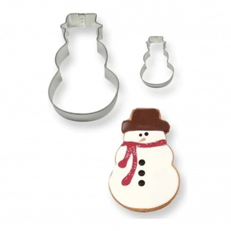 Emporte-Pièces Bonhomme de neige x2