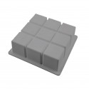 Moule 9 Cubes 3D