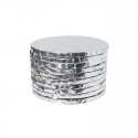 10 Drum Cake 20cm Argent