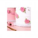 10 Drum Cake 25cm Blanc