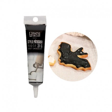 Stylo pâtissier noir Patisdecor