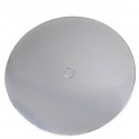Cake Board Rond Perforé - Argent 20cm pk/10