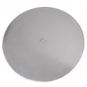 Cake Board Rond Perforé - Argent 25cm pk/10