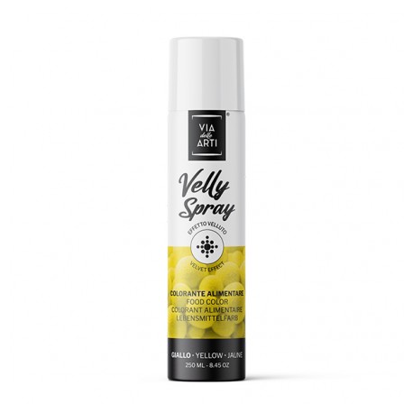 Spray colorant effet velours - Jaune