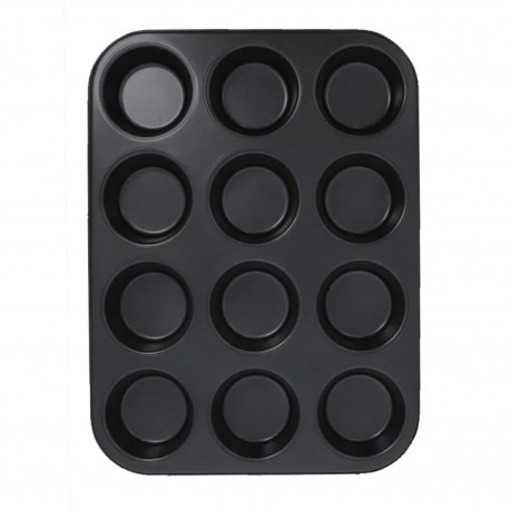 Moule 12 Muffins acier antiadhérent