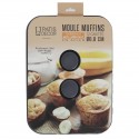 Moule 12 Muffins acier antiadhérent