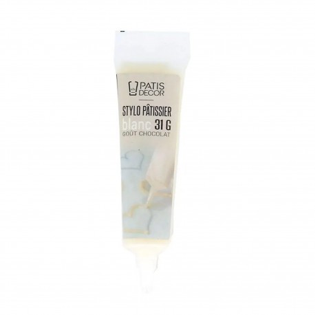 Stylo pâtissier blanc Patisdecor