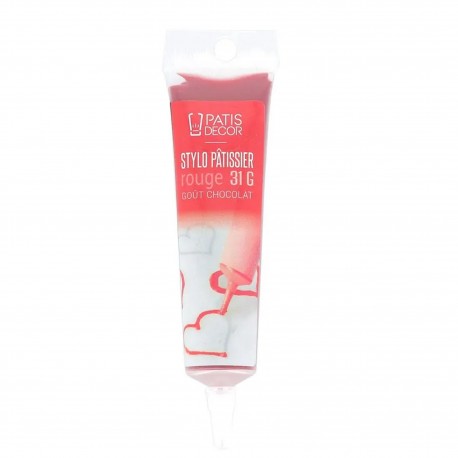Stylo pâtissier rouge Patisdecor
