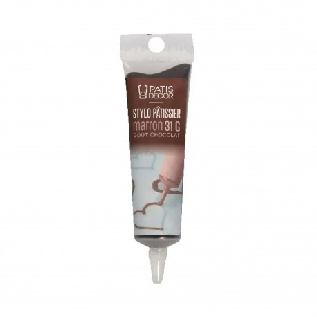 Stylo pâtissier marron Patisdecor