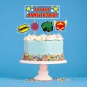 Cake Topper Super Héros