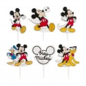Toppers à cupcakes Mickey x16