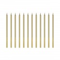 Bougies Or PartyDeco pk/12