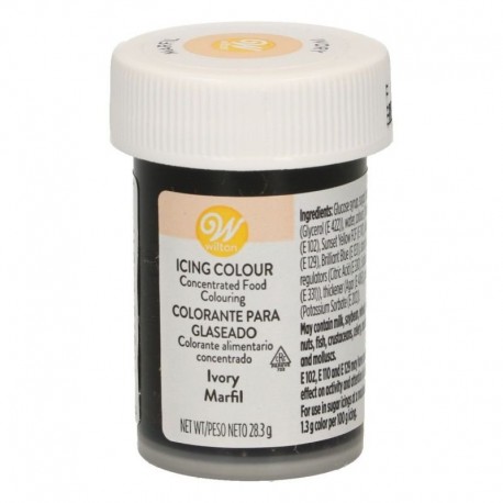 Colorant gel alimentaire Wilton 28 gr - Ivoire