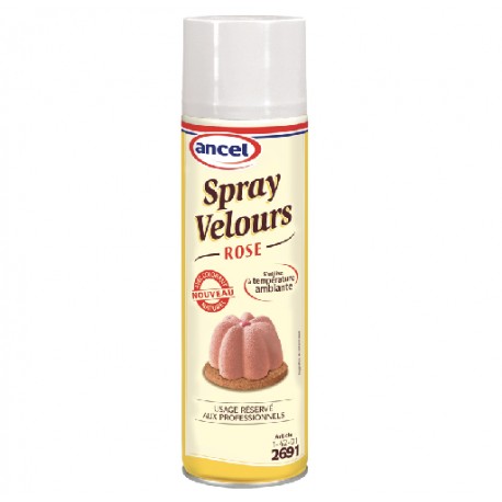 Spray effet velours jaune Patisdécor 100 ml